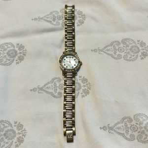 Anne Klein two-tone watch. Diamond dial.